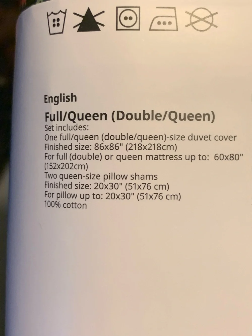 Full/Queen Floral Duvet Cover - Black with Multicolor Flowers
